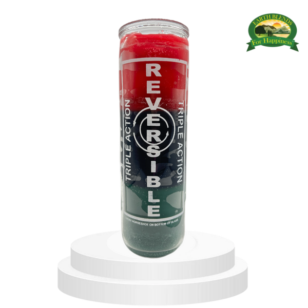 Triple Reversible Fixed Candle - Earth Blends for Happiness