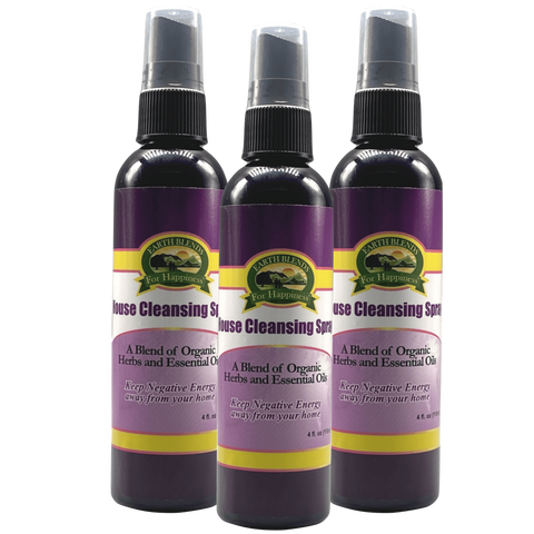 Buy Online High Quality and Pure Organic 3 Bottles House Cleansing Spray - Earth Blends for Happiness
