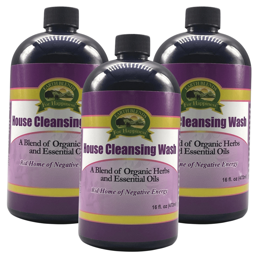 Buy Online High Quality and Pure Organic 3 Bottles House Cleansing Wash - Earth Blends for Happiness