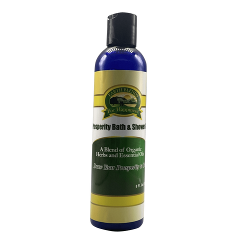 Buy Online High Quality and Pure Organic Prosperity Bath & Shower Gel 8oz - Earth Blends for Happiness
