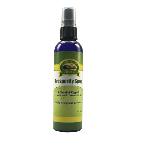 Become a money magnet with this Chemical Free Prosperity Body Spray 4oz - Earth Blends for Happiness