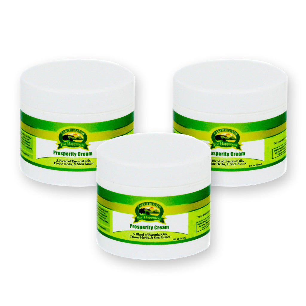 Buy Online High Quality and Pure Organic 3 Prosperity Cream 20z - Earth Blends for Happiness