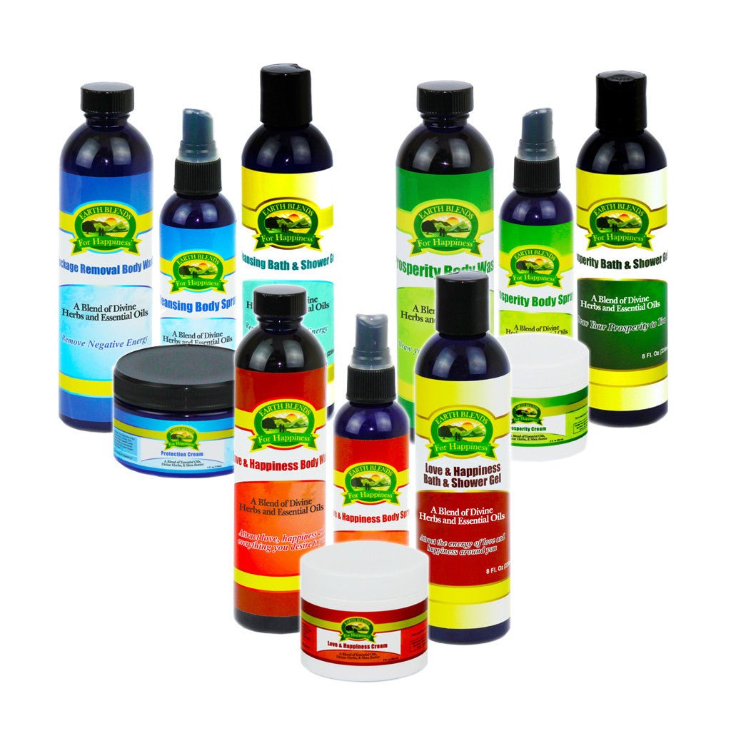 Buy Online High Quality and Pure Organic Unblock & Manifest Happiness Bundle - Earth Blends for Happiness